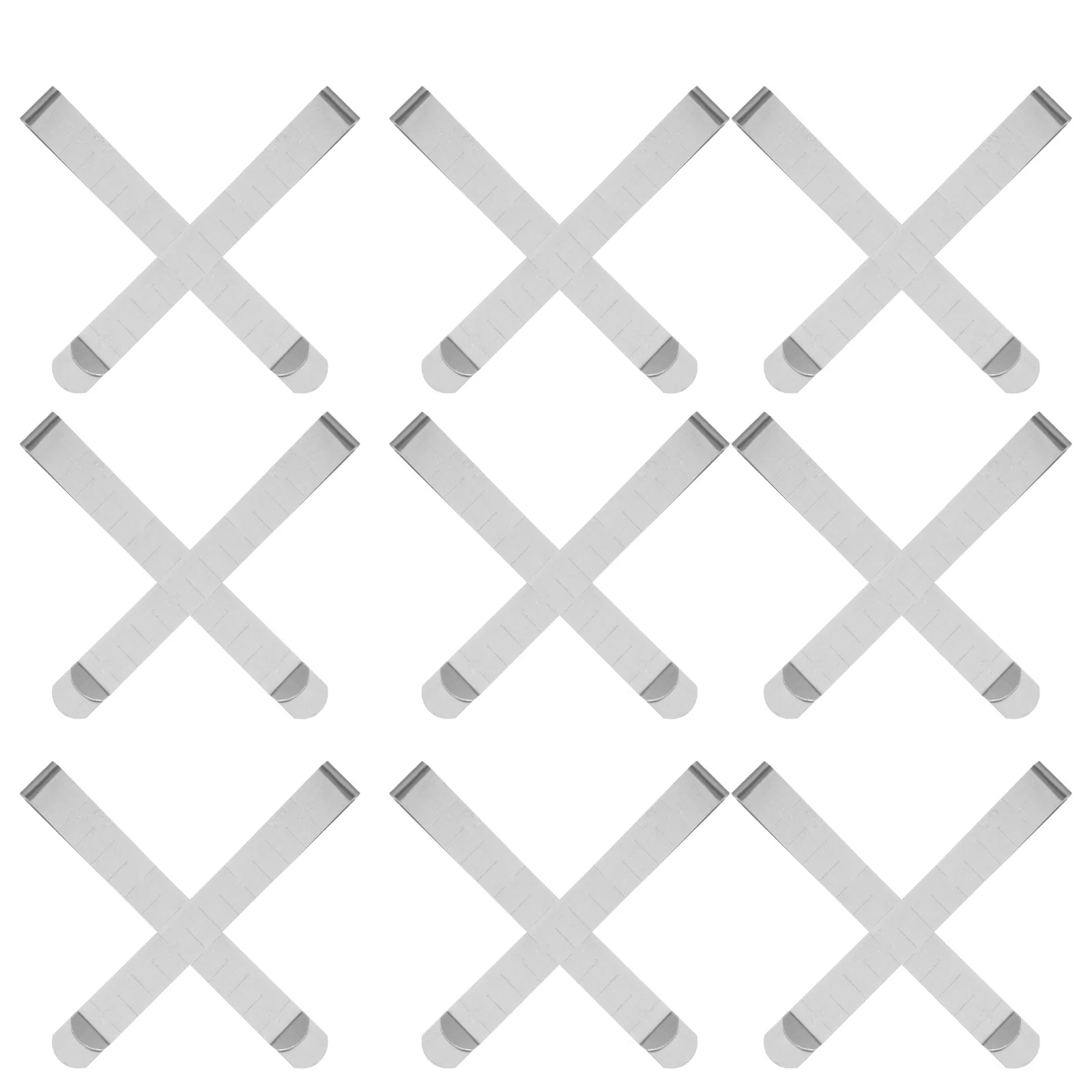 

20pcs Sewing For Hemming Ruler Craft Quilting Clamp Garment Diy Knitting Ruler Hemming Clip Tool Measuring Accessories