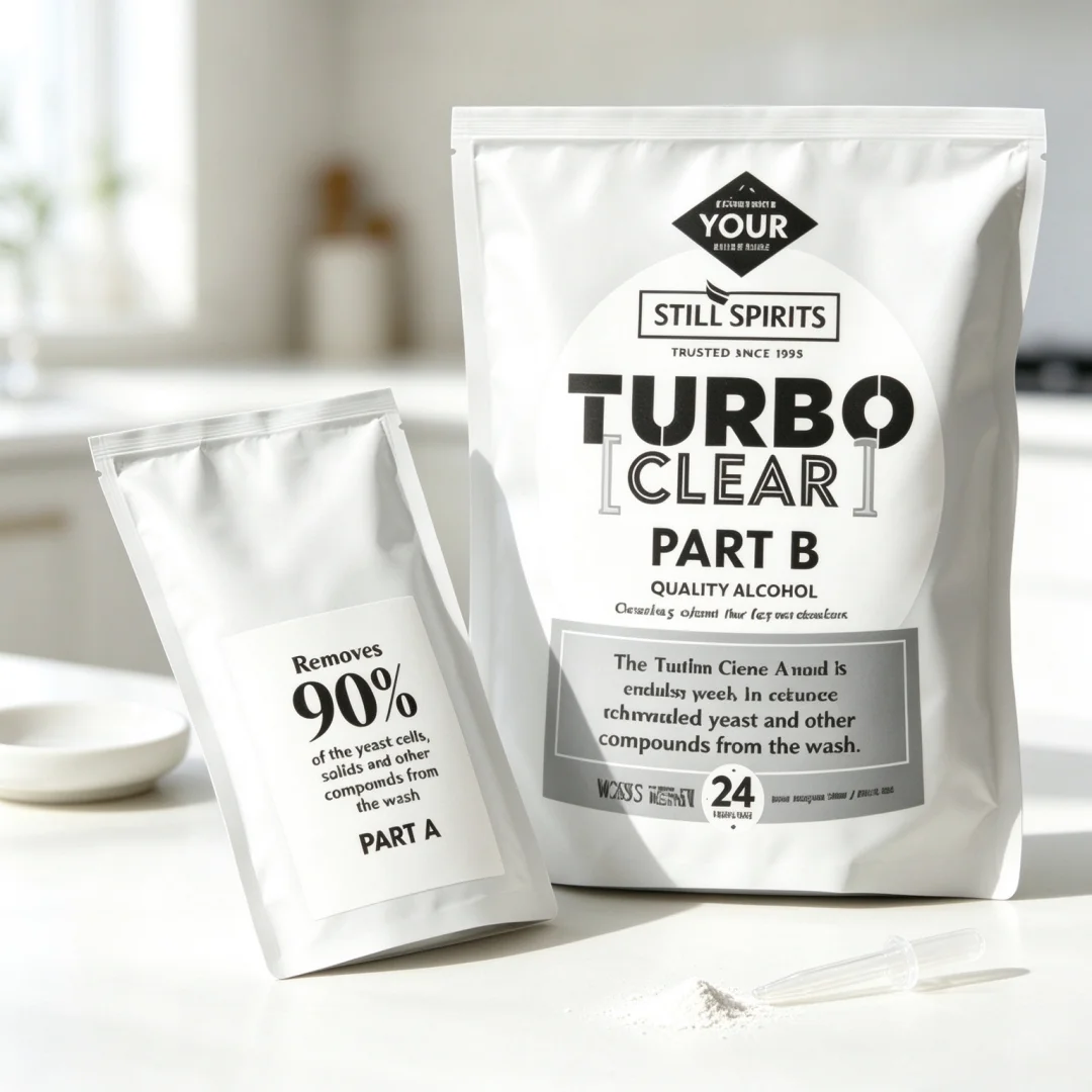 Still Spirits Turbo Clear 130g Finings Agent for Distilling Alcohol Efficient Wine Clear Powder for Home Brewing Clarification