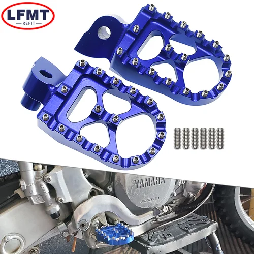 Para YAMAHA YZ WR YZ85 125 250 125X YZ250F YZ250FX 450FX YZF250 WRF250 WR450F apoyapiés de motocicleta reposapiés pedales