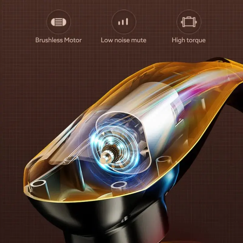 Personal Handheld 6 Massage Head Cordless Electric Deep Tissue Percussion Muscle Stick Massage Vibration Fitness Massager view 2