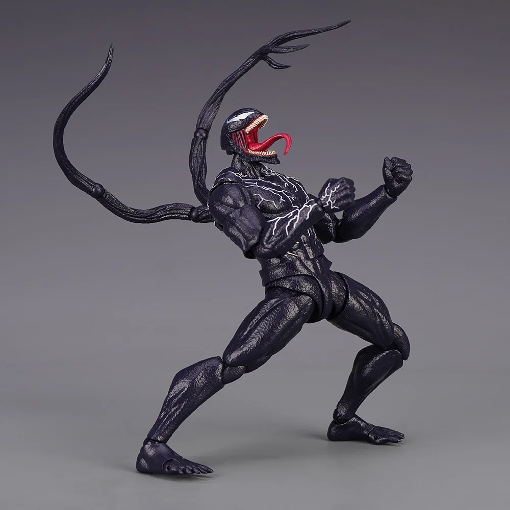 20cm Venom Figute Marvel Anti-hero Eddie Brock Symbiote Anime Peripheral 20cm Action Figure Desktop Ornament Model Gifts Toys