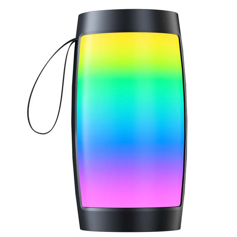 Colorful Lights Portable Bluetooth Small Speaker Colorful Ambient Light Mini High Sound Portable Audio
