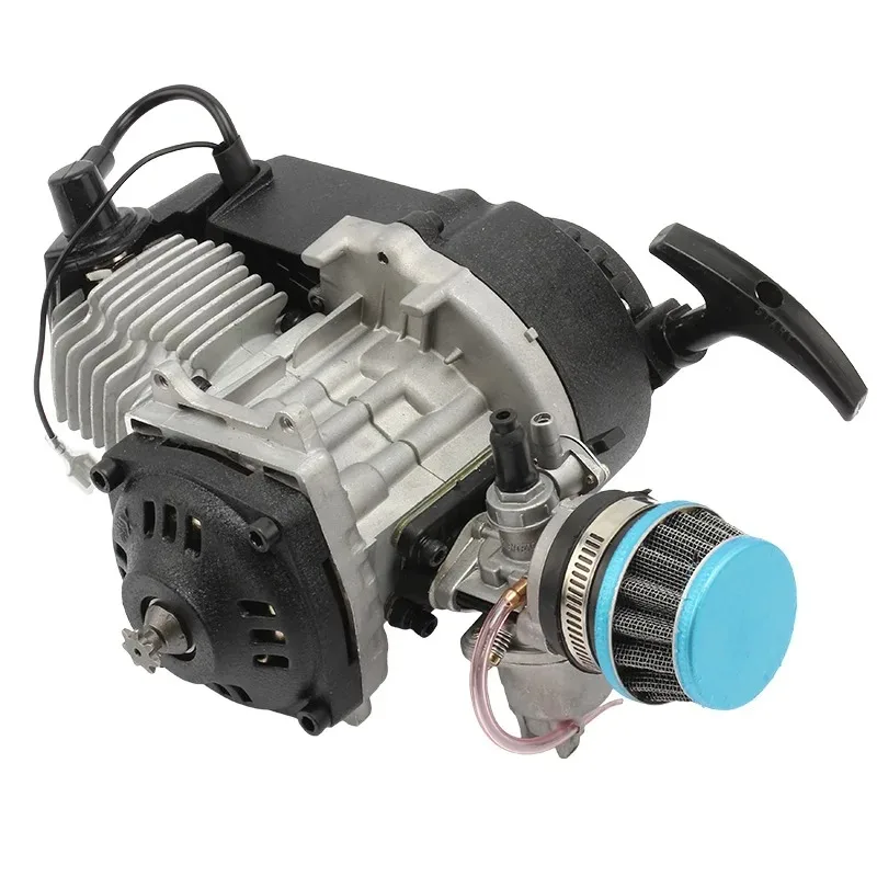 دراجة نارية 2 السكتة الدماغية سحب بدء محرك نقل المحرك مع فلتر الهواء المكربن دراجة الجيب الترابية الصغيرة ATV دراجة رباعية كارت #4