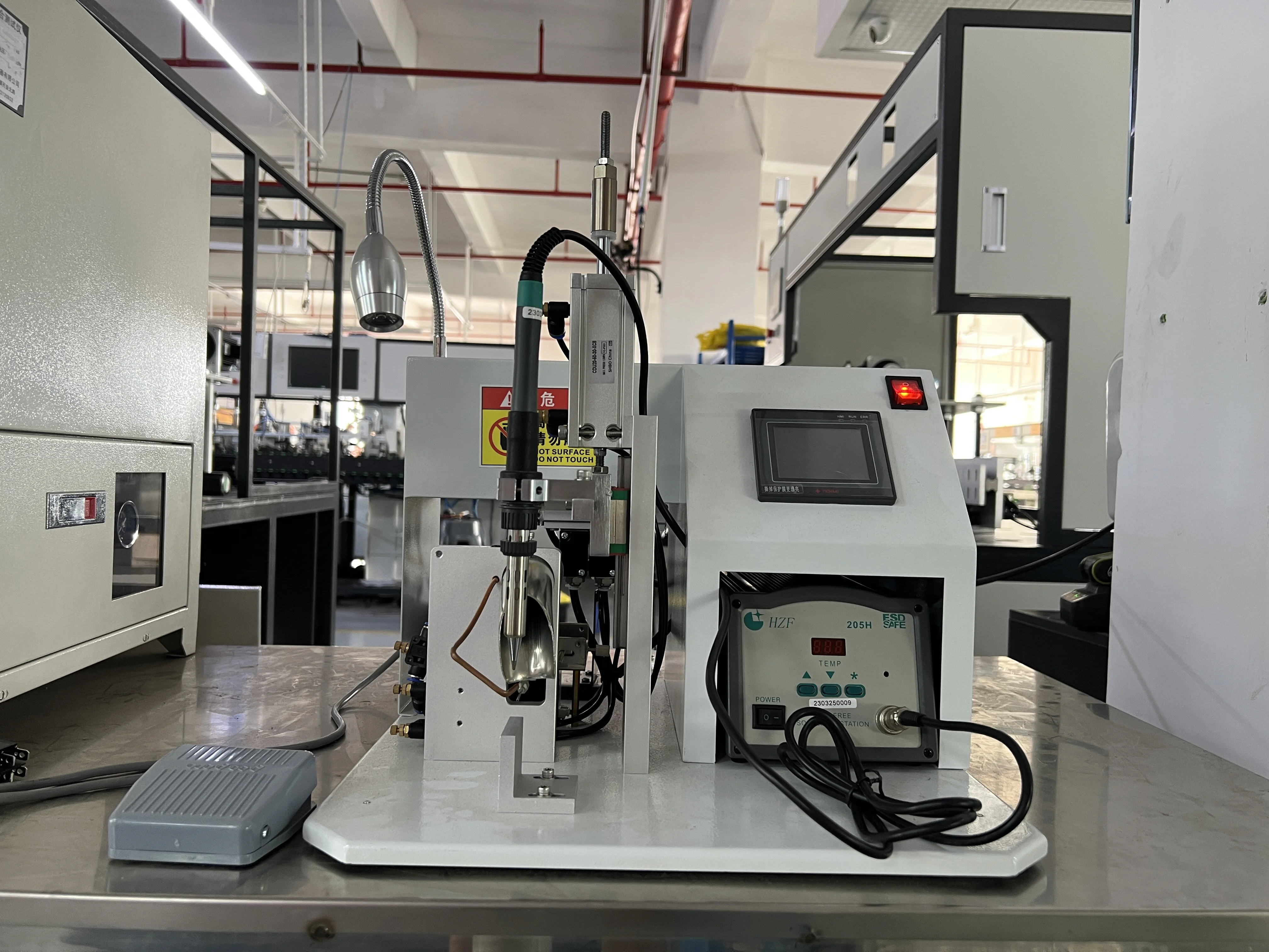 PCB LED Terminal Switch Socket Dip Soldering Machine Semi-automatic Terminal Wiring Harness Welding Machine