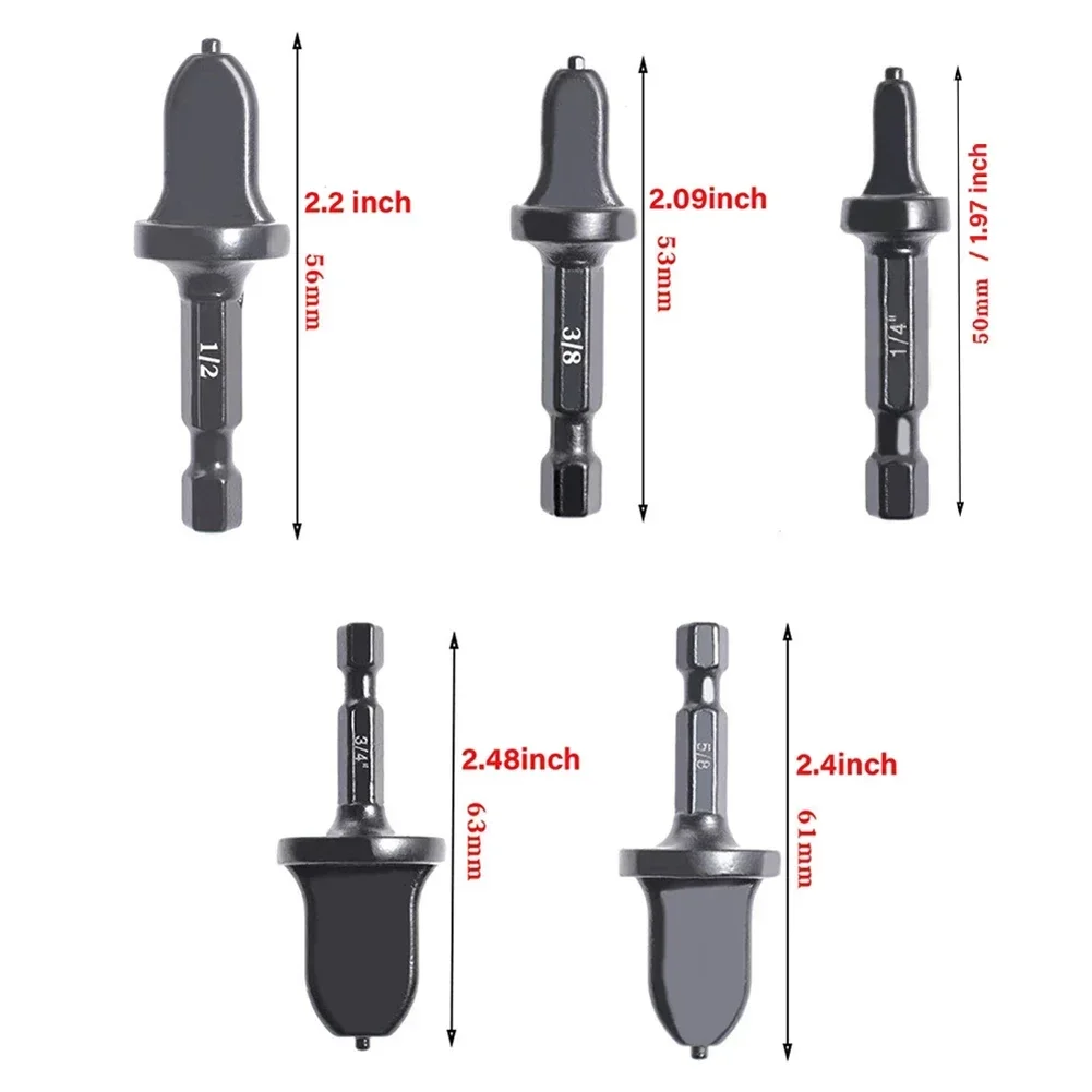 Extenseur de tube à poignée hexagonale pour outils électriques en cuivre dur et doux, ensemble d\'évasement de climatiseur, 3/4 en effet, 5/8 en