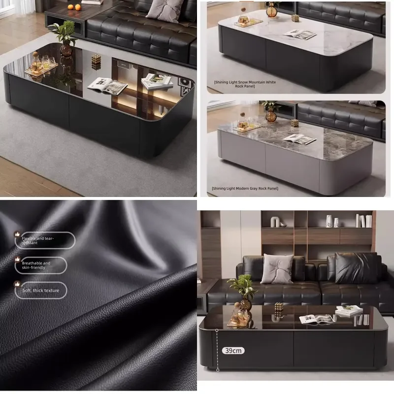 Contemporary Design Portable Coffee Table for Small Spaces Living Room Furniture