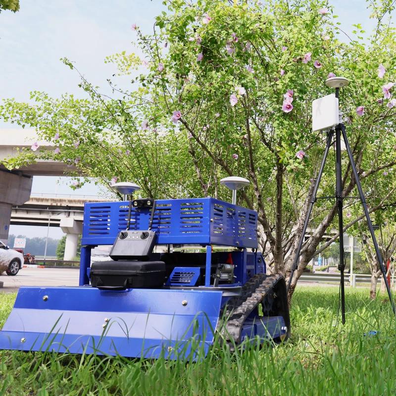 Customized Petrol Remote Control All Terrain GPS Autonomous Navigation Remote-control Lawn Mower