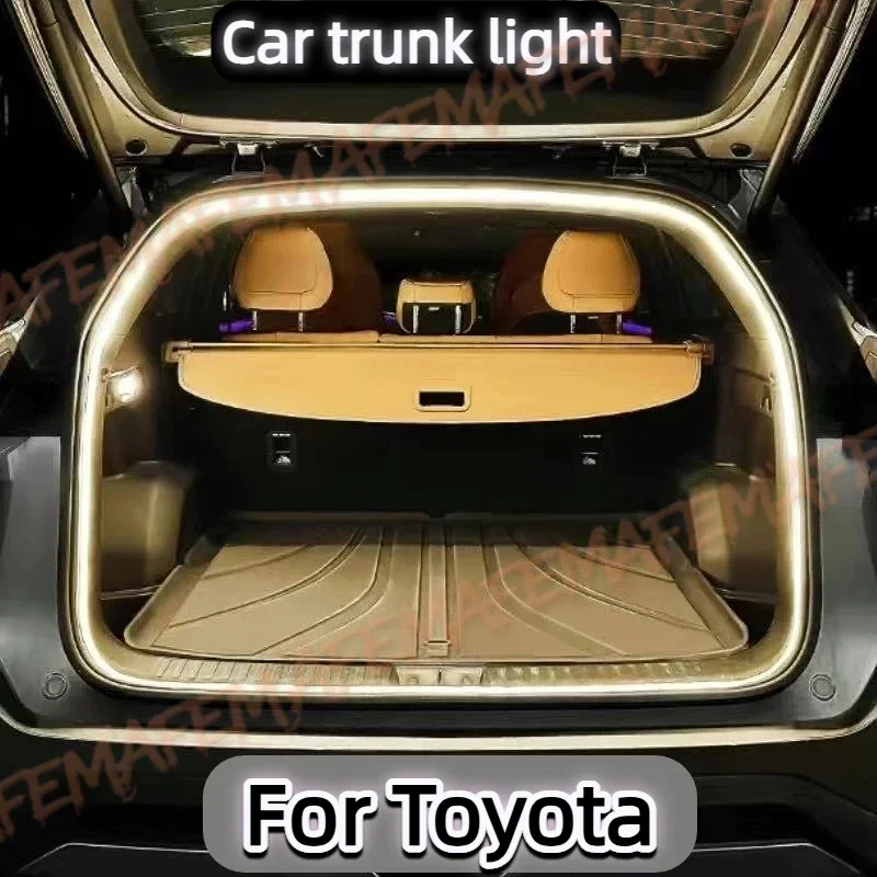 For Toyota Corolla Camry RAV4 Prado Highlander CHR Venza Sienna Car Trunk light Car trunk lighting modification