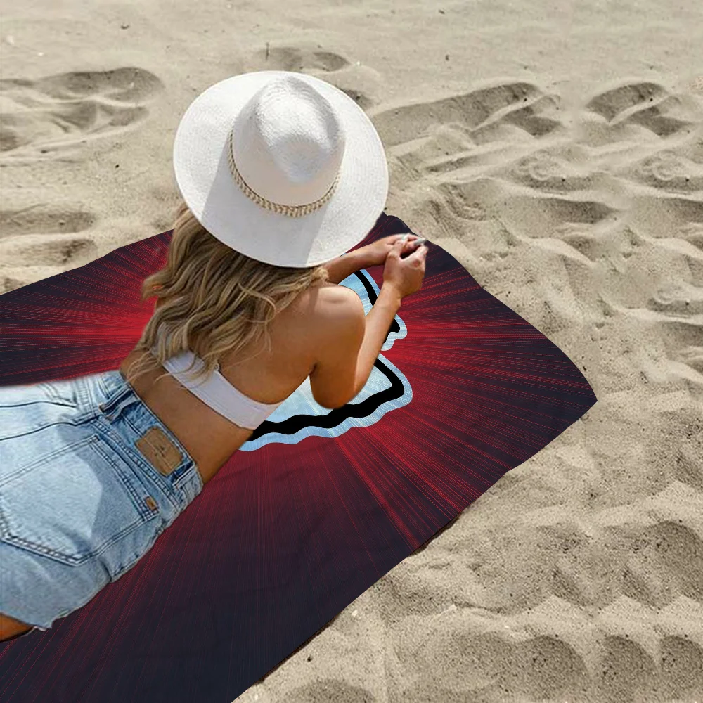 مناشف شاطيء كبيرة من المايكروفايبر ، منشفة سريعة الجفاف ، رمل ، منشفة حمام سباحة للسفر ، حمام سباحة ، يوجا ، مدينة K-kl ، رؤساء #2