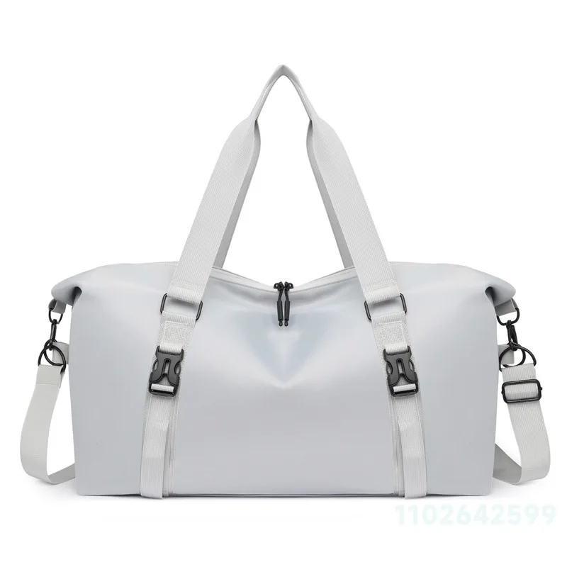 New Business Travel Bag Fashionable High Quality Diamond Inlaid Handbag Solid Color Versatile Large Capacity Moving Storage Bag