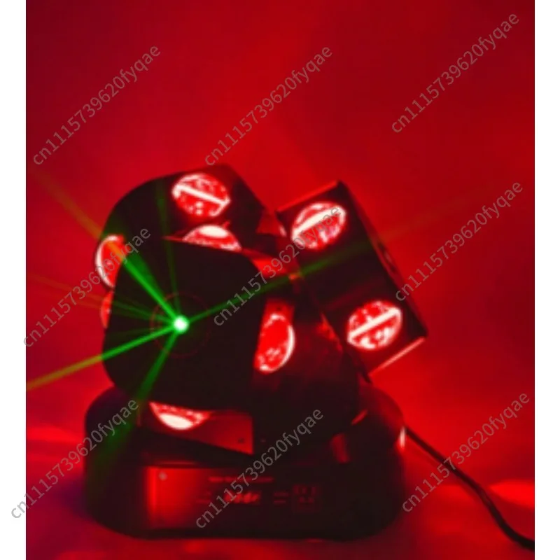 KTV Bar Disco Stage Light Pattern Strobe Laser Auxiliary Light Moving Head Light for Party Room