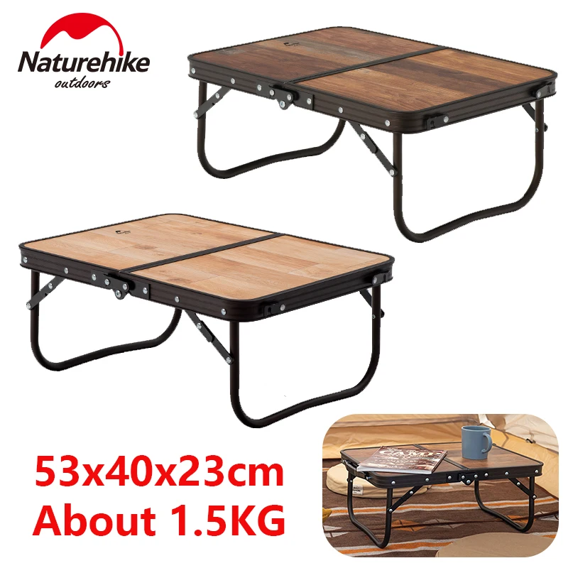 

Naturehike Ultralight Mini Folding Table Portable Desk Aluminum Alloy Camping Travel Picnic BBQ Furniture Table Board Outdoor