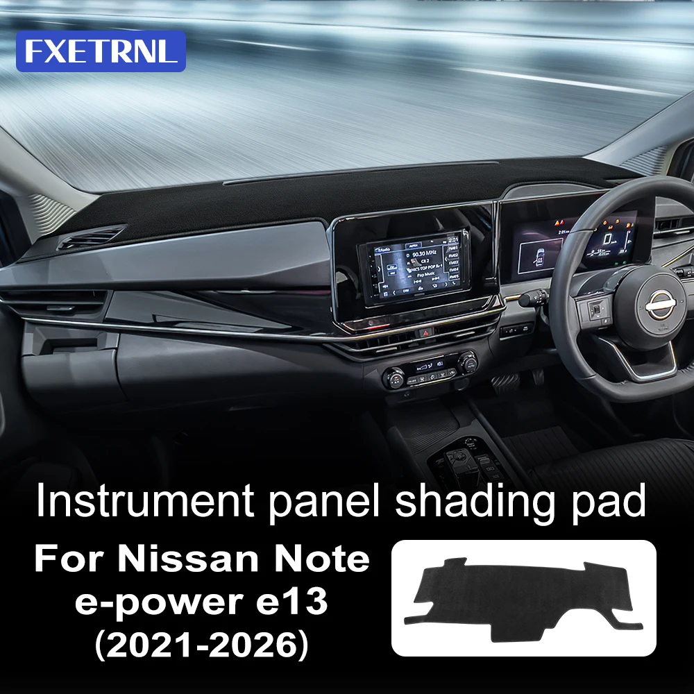 For Nissan Note E-POWER E13 2021 2022 2023 2024 2025 2026 RHD Dashboard Cover Board Anti-Slip Mat Protect Pad Summer Accessories