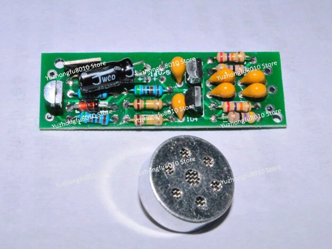Condenser microphone microphone head, electret circuit board kit， microphone DIY diaphragm