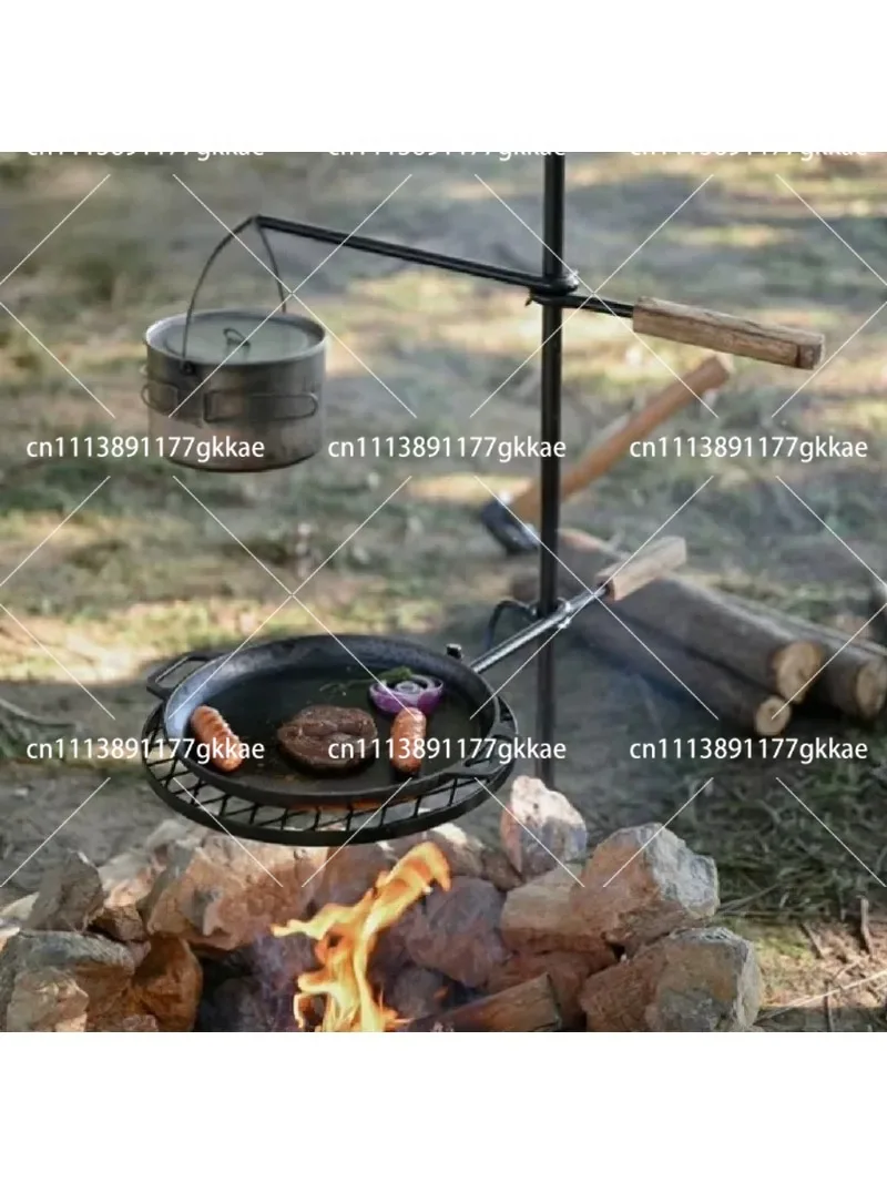 Portable Multifunctional Outdoor BBQ Grill Foldable Fire Pit for Camping Picnic Bonfire