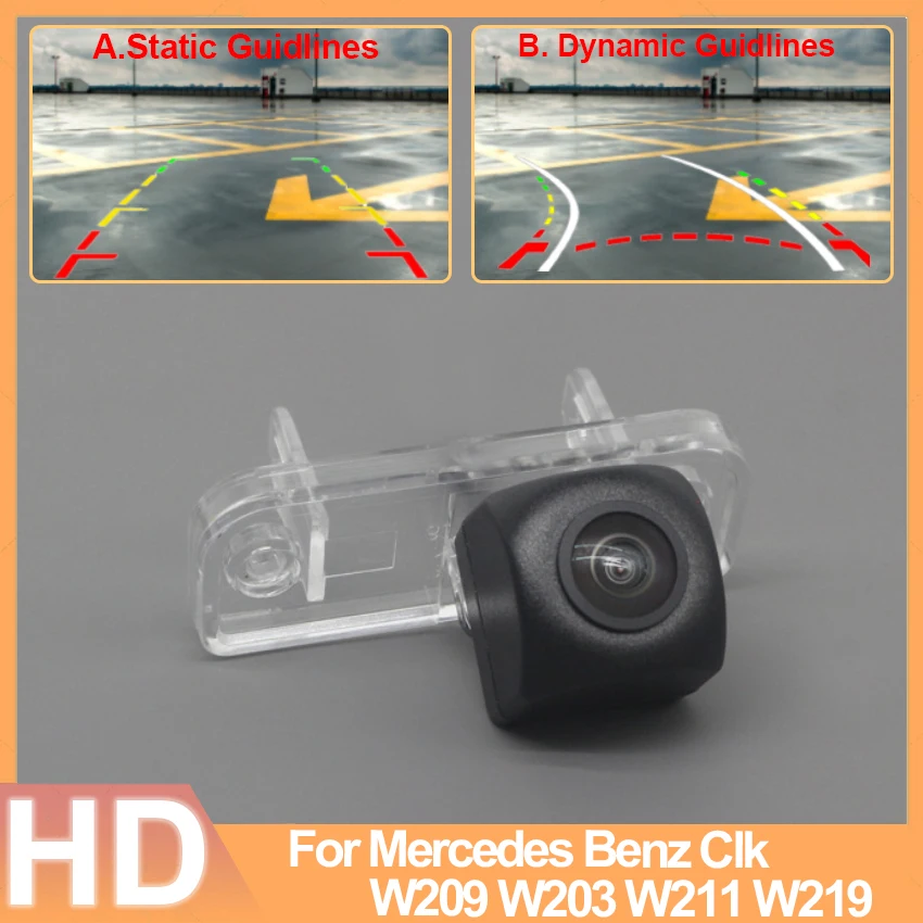 Car Reverse Camera For Mercedes Benz Clk W209 W203 W211 W219 CCD Full HD Night Vision Rear View Parking Waterproof Camera