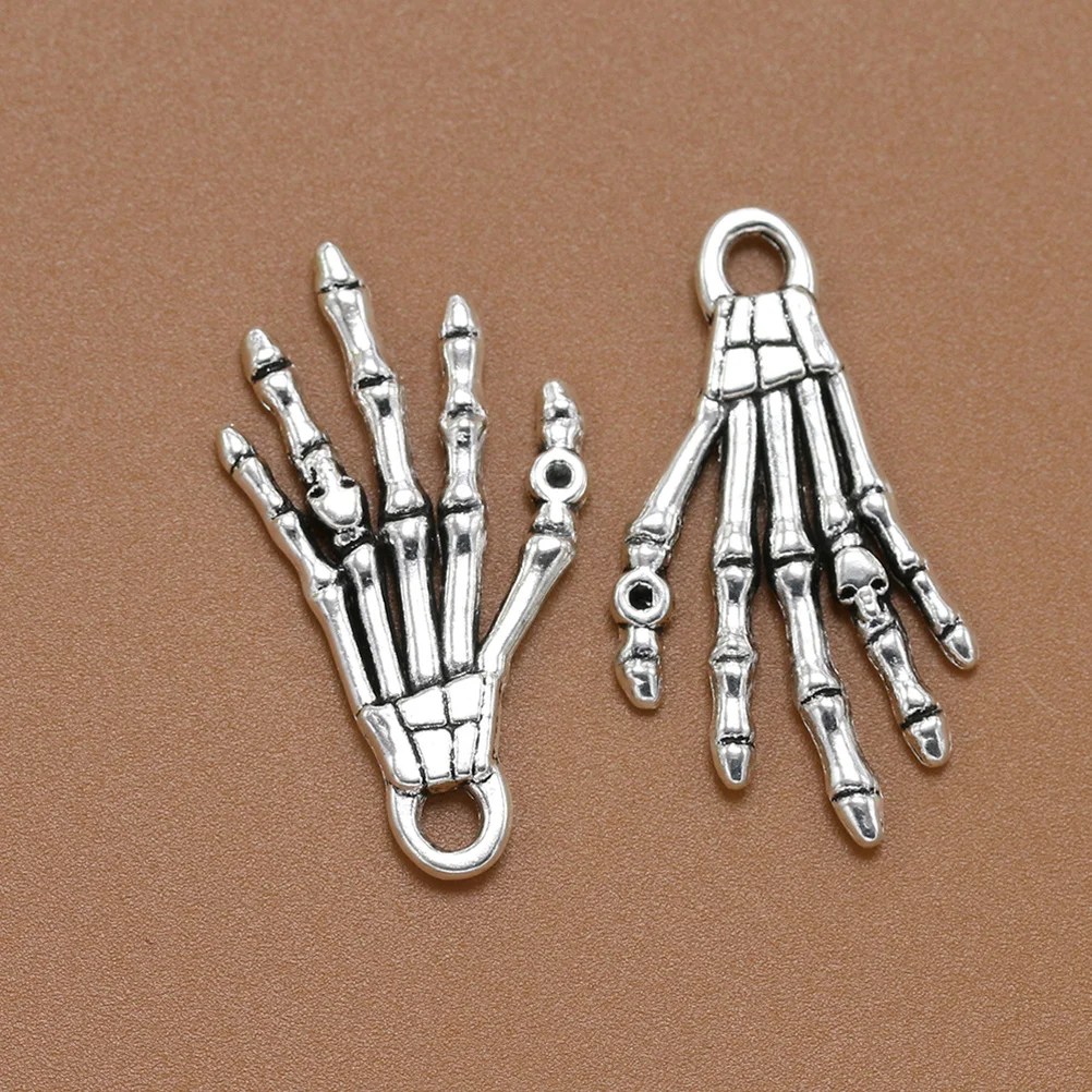 

10Pcs Alloy Hand Charm Pendants DIY Jewelry Making Accessories for Necklace Bracelet Keychain Decoration