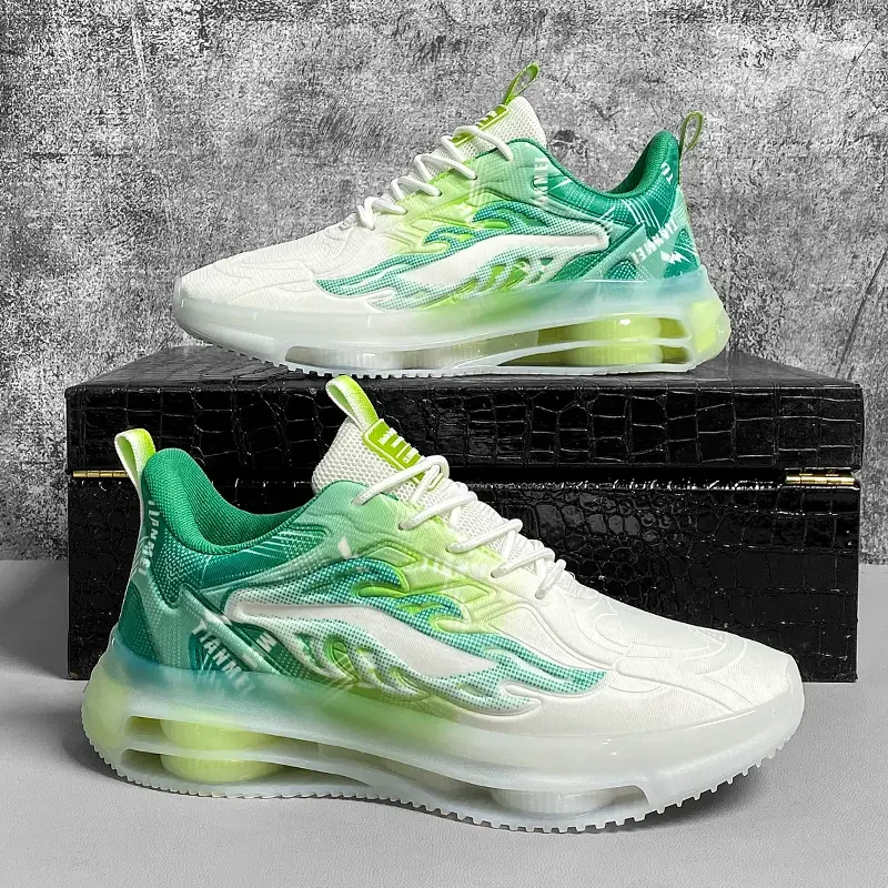 

Men's New Design Summer Sports Sneakers PVC Mesh Breathable Shoes with Casual Running Shoes