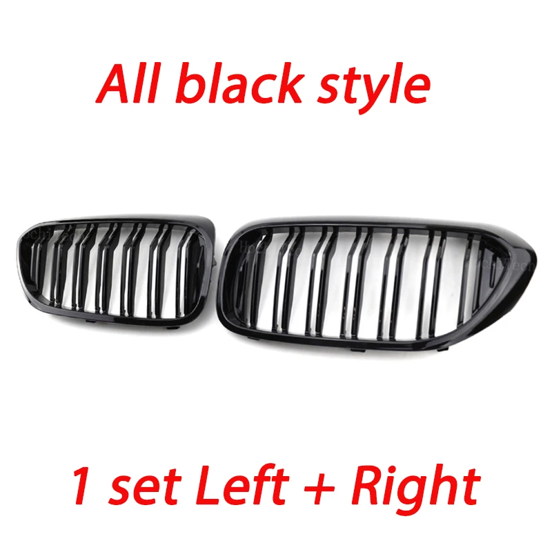 M Grille Car Front Grill Bumper Kidney Racing Grills For BMW 5 Series G30 G31 G38 525I 530I 540I 550I 2017-2019 Gloss Black