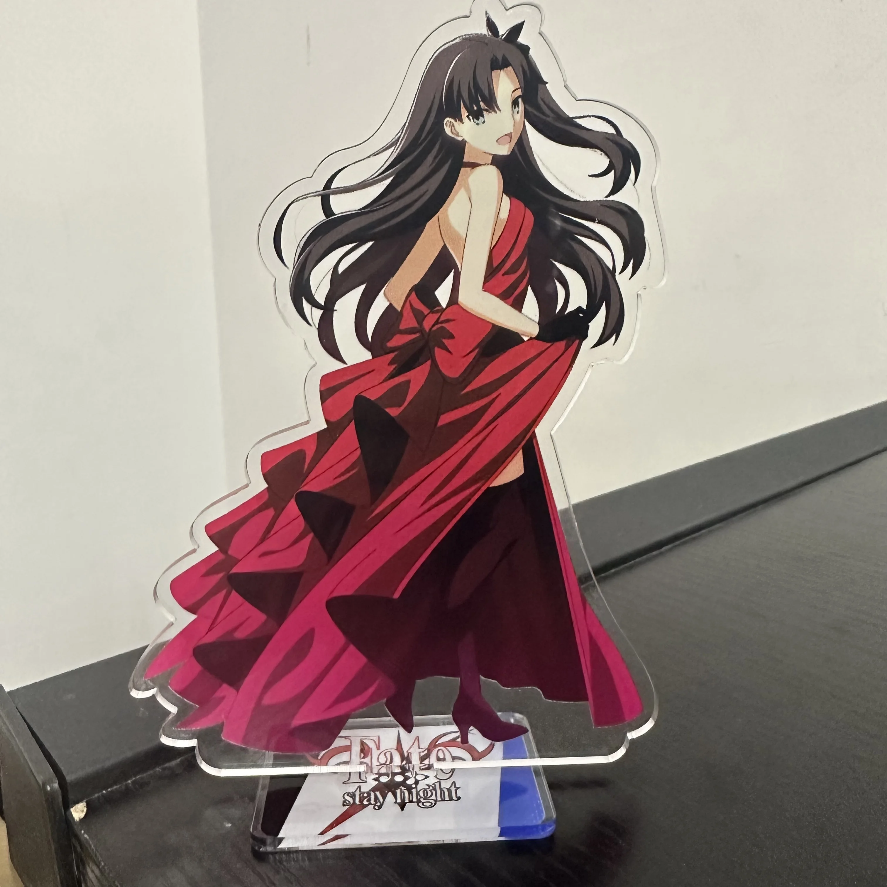 Hot Game Fate Stay Night Figures Acher Gilgamesh Altria Pendragon Cosplay Acrylic Stand Model Plate Desk Decor Standing Sign