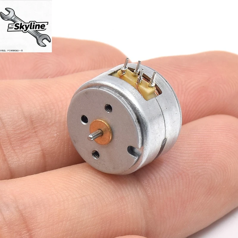 Two-phase four-wire, micro 15mm precision, stepper motor, step angle 18 degrees, strong magnetic rotor
