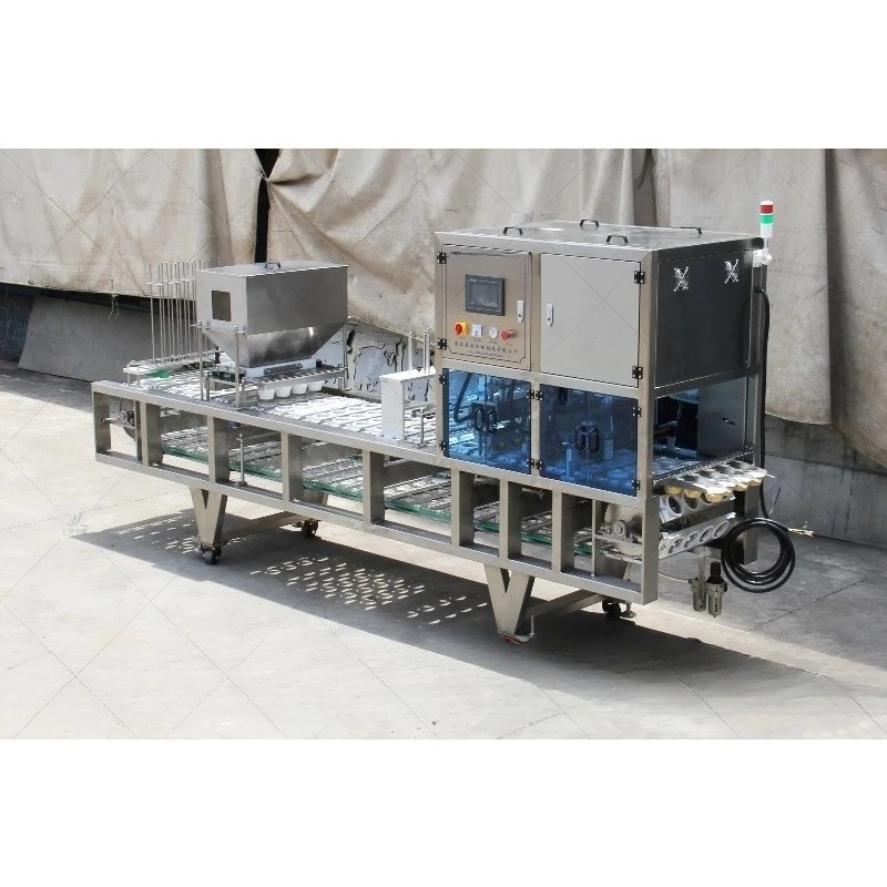 Automatic Weighing Filling Sealing Machine for Grains Large Solid Particle Granule in Paper Plastic Cups Packing Production Line