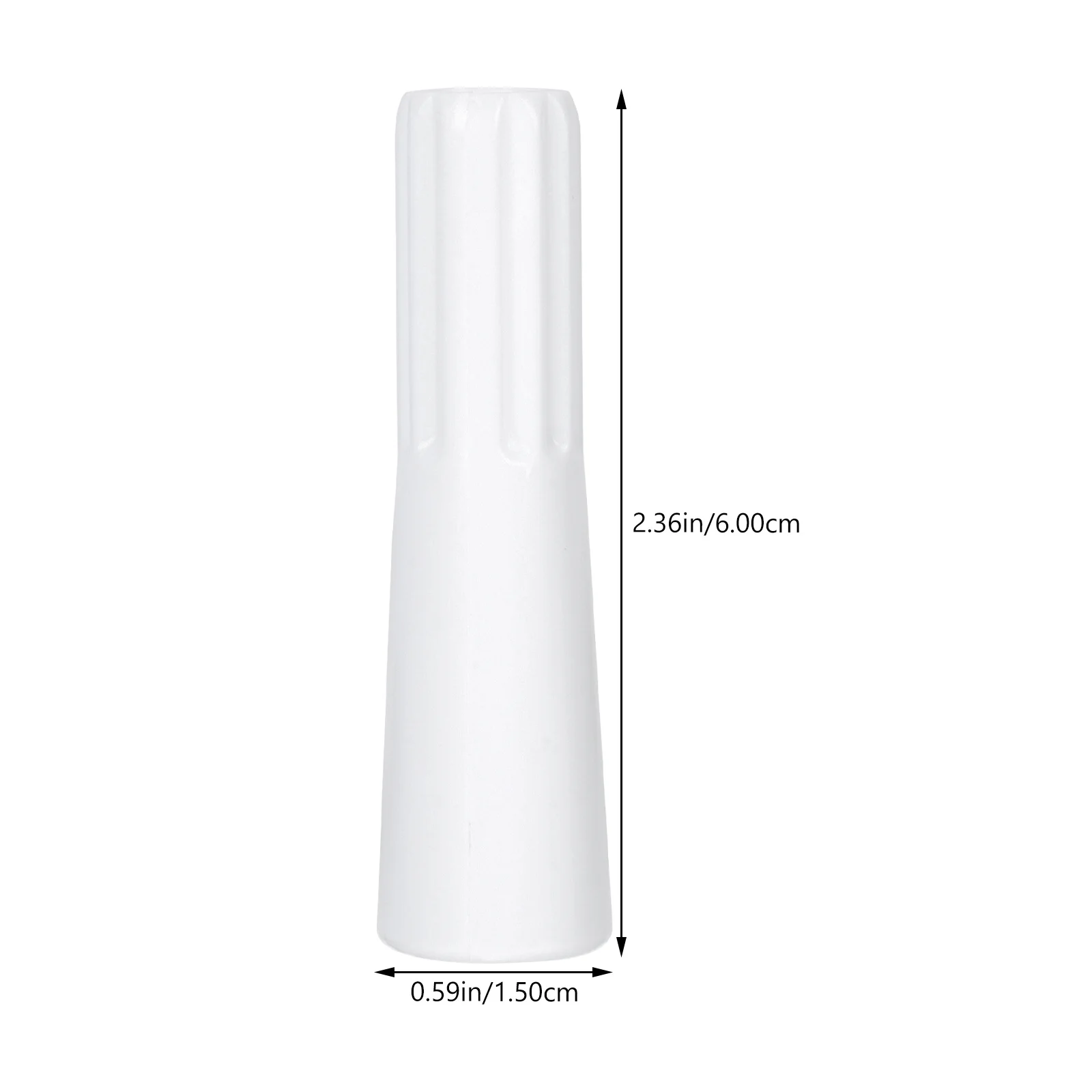 20 قطعة ستائر النوافذ البيضاء اكسسوارات مقابض العالمي قضيب قبعات سهلة التركيب استبدال عصا قبضة أجزاء أعمى إمالة قضيب مقابض