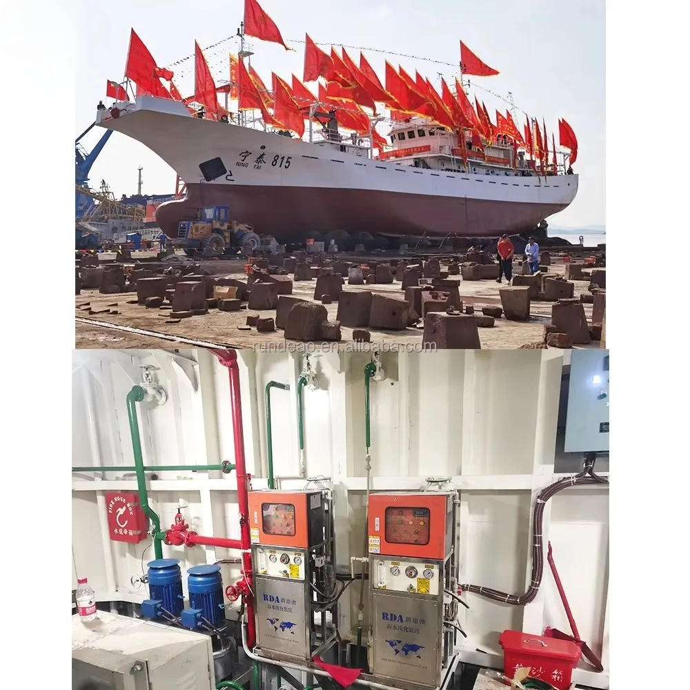 Marine Water Maker for Boat Ship Drilling Platform Island 3TPD 4TPD 125LPH 99.2% Desalination Rate