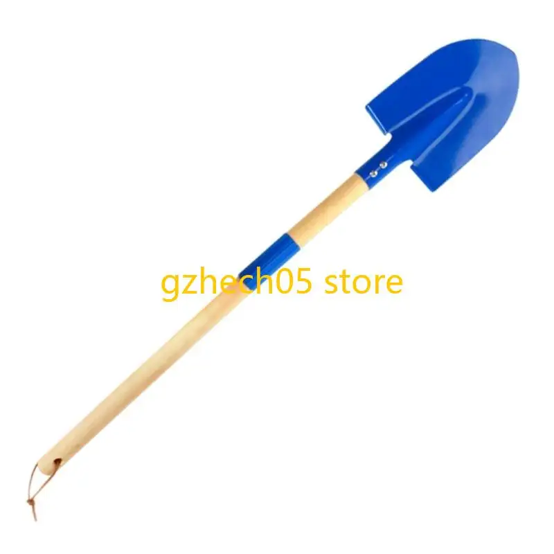 

D55E Kids Beach Shovel Digging Spade Toddler Sand Spade Seaside Outdoor Digging Play Game Wooden Handle