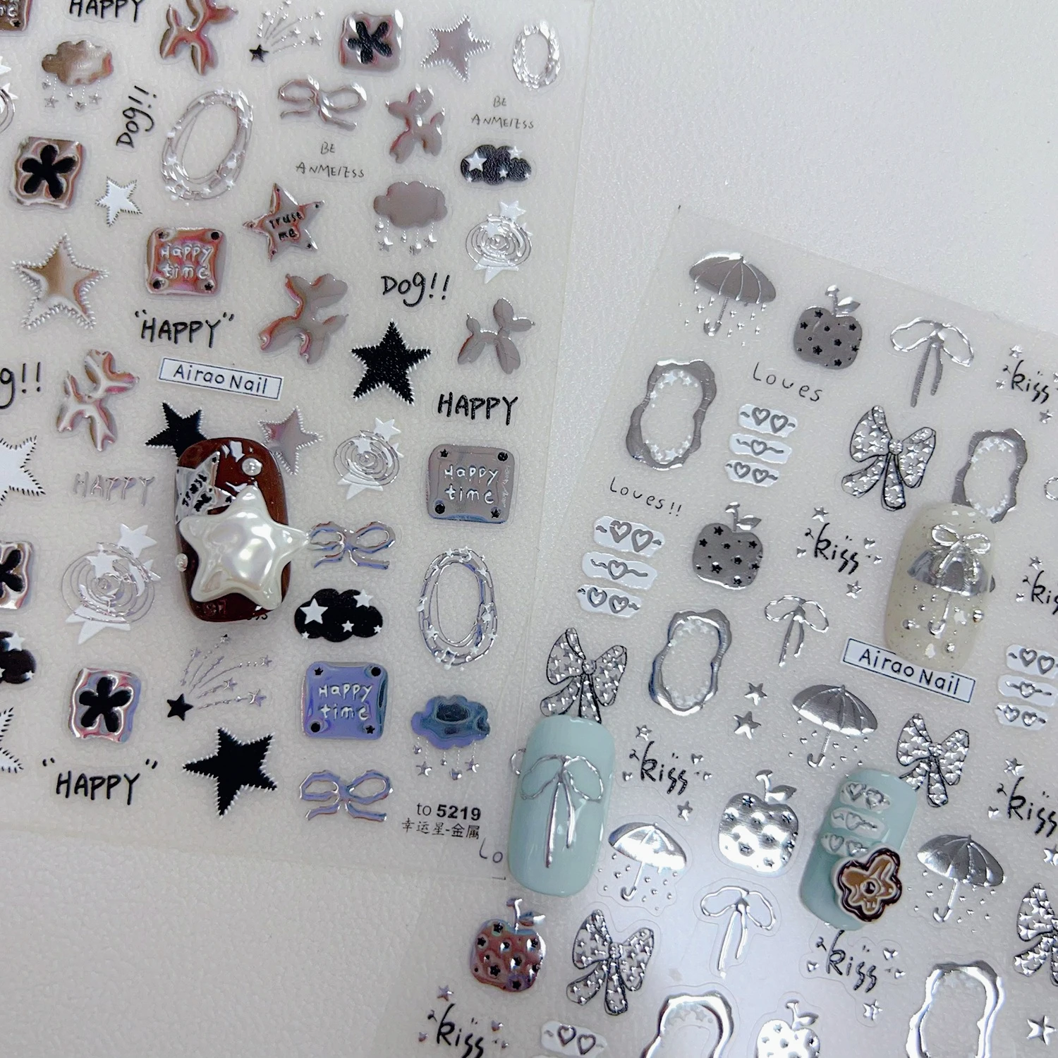 الفضة الحمم Bowknot مظلة كلب الحلقة السنوية معدل انفجار النجمي الرسم البياني القمر ستار خط زهرة التفاح الشرير شيك مسمار الفن ملصقات الشارات