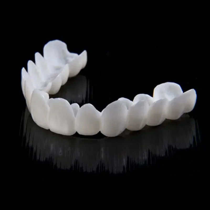 Upper  Lower Comfort Fit Flex Whitening Tooth Denture Veneer Braces