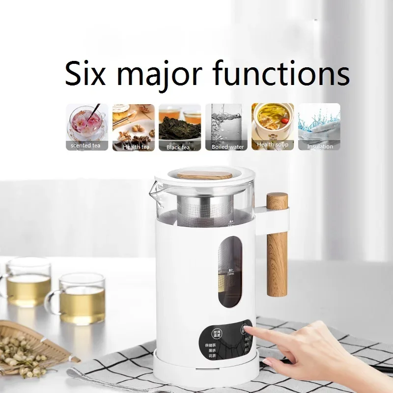 Mini Multifunction Electric Kettle Stainless Steel Health Preserving Pot Glass Boiled Warm Tea Pot Hot Water Heating Bottle