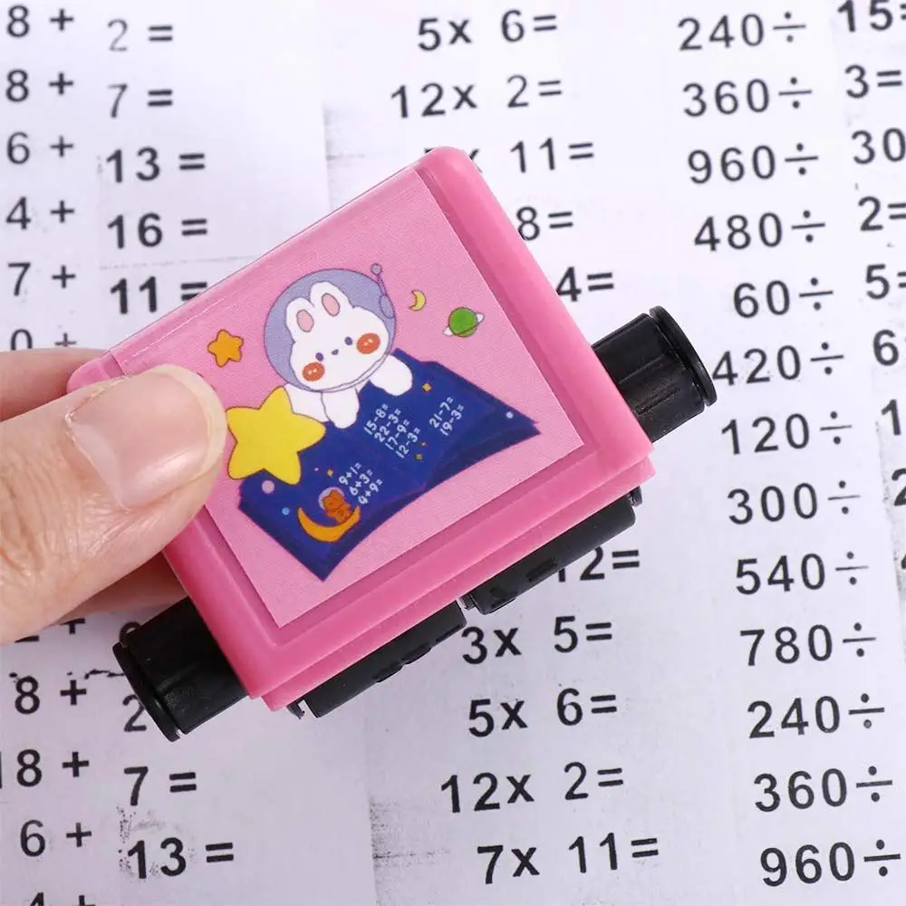 Children Division Student Stationery Within 100 Number Rolling Stamp Arithmetic Stamp Math Calculate Math Practice Roller