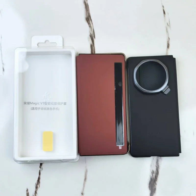 

Magic V5 Smart View Window Flip Leather Case For Honor MagicV5 5G Luxury Auto Sleep Wake UP Shockproof Shell & Kickstand Bracket