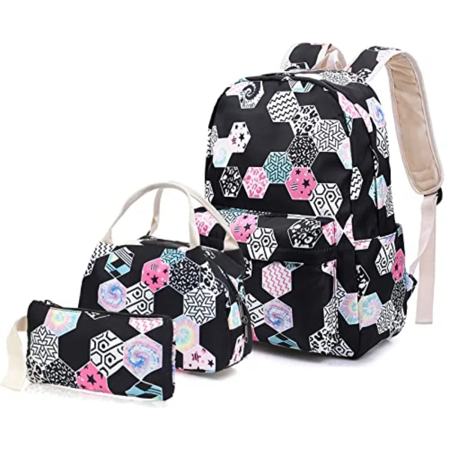 

Набор рюкзаков 3-в-1: школьный рюкзак, рюкзак для ноутбука, сумка для обедов, пенал. Подарок для подростков (мальчиков и девочек)