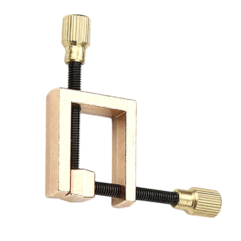 

Golden Violin Fixture Replacement Clamps Holder Musical Instrument Repair Tools Luthier Fitting Edges Clip Clamp Parts For
