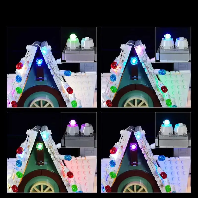 مجموعة إضاءة LED LYBMTWF متوافقة مع طراز Lego 10275 Elf House (لا تشمل الطوب النموذجي) #5
