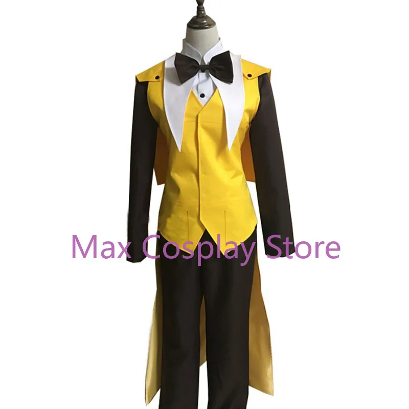 Max Cos Bill Cipher Cosplay Costume Mystery Attack Outfit Halloween Costumes Customized size