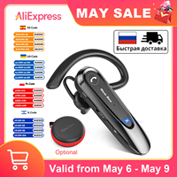 New Bee B45 Bluetooth Headset Wireless Earpiece for Driving Earphone with Dual Mic Earbuds CVC8.0 Noise Reduction Headphones