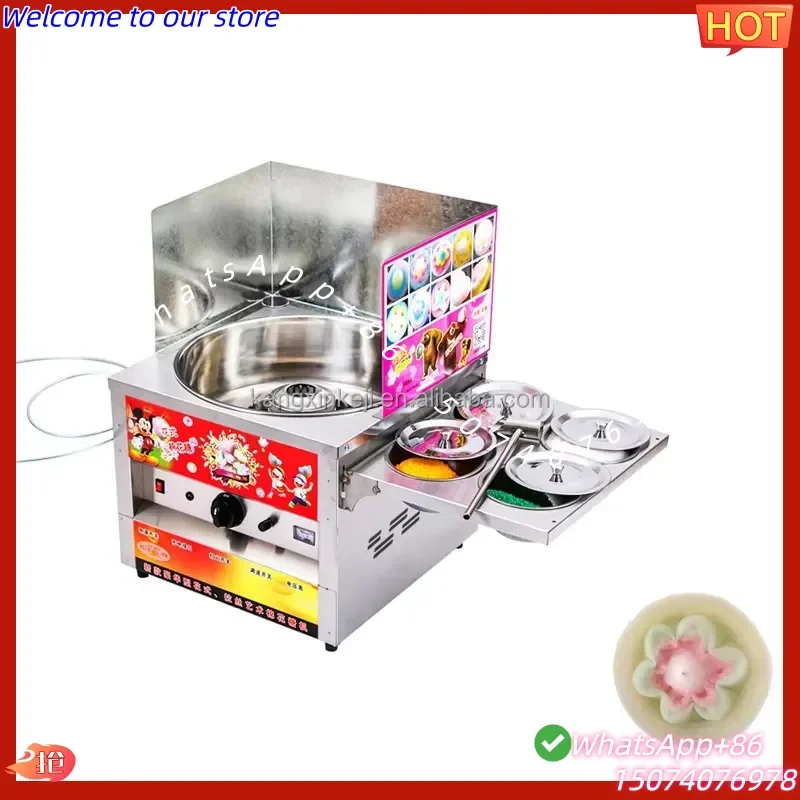 2026 With 3 Sugar Barrels Stainless Steel Floss Electric Cotton Candy Machine for Sale