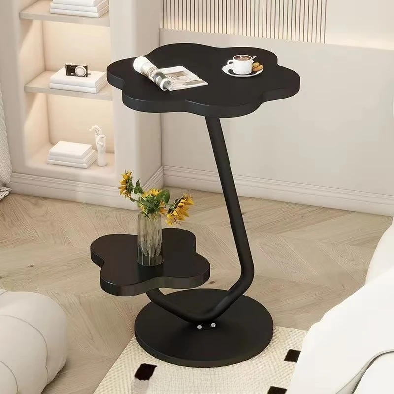 #Retro Style Small Console Table with Storage Rack for Home Living Room Bedroom or Balcony Coffee