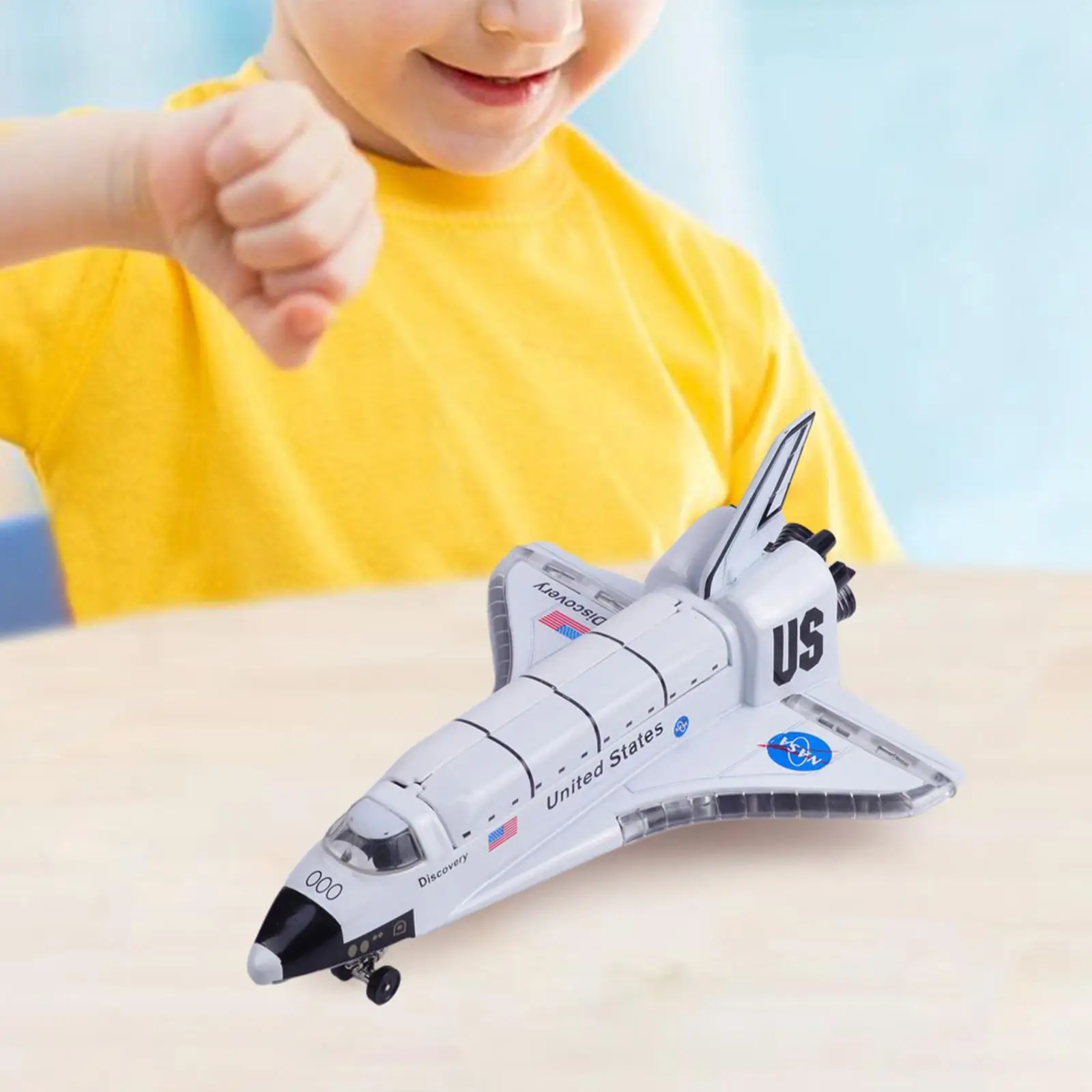 Space Shuttle Model Simulation Office Ornaments Science Experiments for Kindergarten Girls Boys Kids 4-6 Year Old Teens