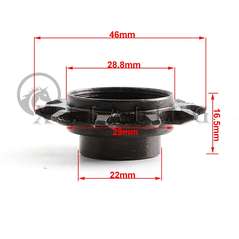 3 Holes Clutch Cover Clutch Arm Lever Pin Rod Rod Ball 10 Tooth Drive Sprocket Kit For 2-Stroke Engine Motorized Bicycle Parts view 5