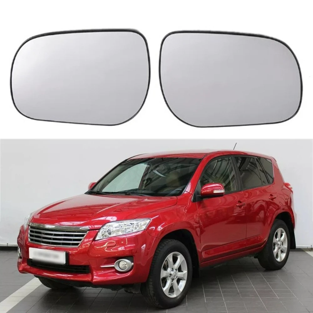 Car Convex Heated Mirror Glass For Toyota Rav4 III 2006 2007 2008 2009 2010 2011 2012 / Kluger 07 - 13 / Ractis 05 - 10