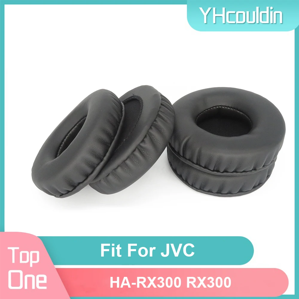 Earpads For JVC HA-RX300 RX300 Headphone Earcushions PU Soft Pads Foam Ear Pads Black