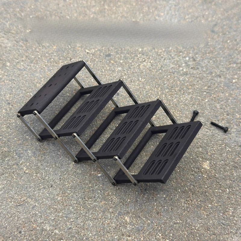 1pcs Simulation Folding Telescopic Staircase for 1/10 1/14 RC Crawler Car Traxxas TRX4 Drag Head Truck RV Accessories