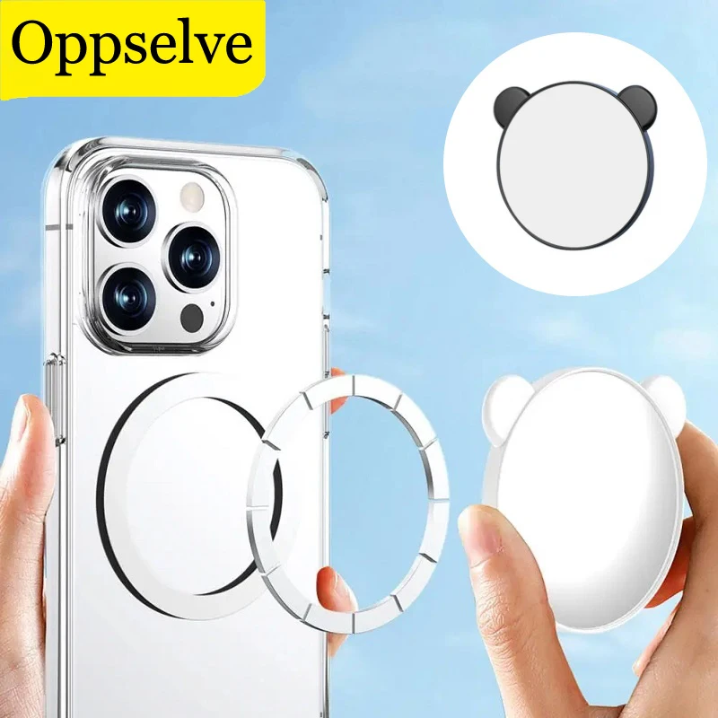 Magnetic Selfie Phone Holder Mirror For Back Camera Photo Video Selfie Easy Installation Universal Professional Rack Selfie Tool