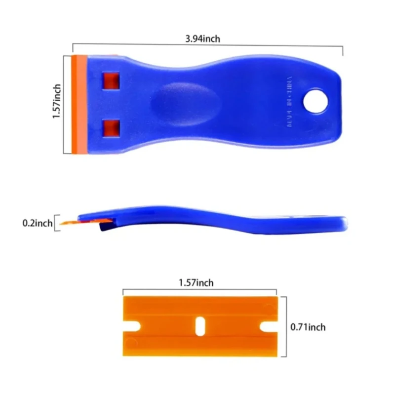 Glue Removal Scraper Multifunctional Plastic Glass Cleaning.Scraper Used For Car Film Application Tool Razor Paint Scraper