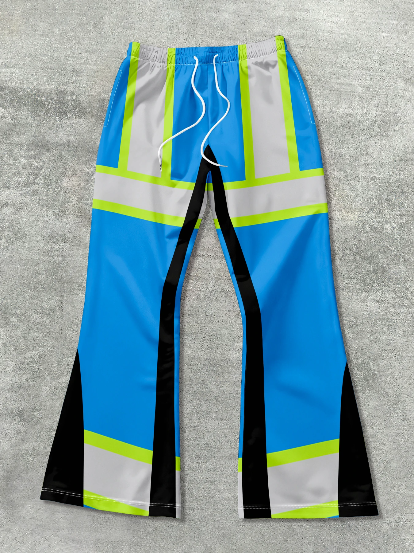 

Walking Sport Hip Hop 3D Digital Print Flared Leg Trousers Unisex Y2K Retro Loose Mid Waist Streetwear Casual Pants