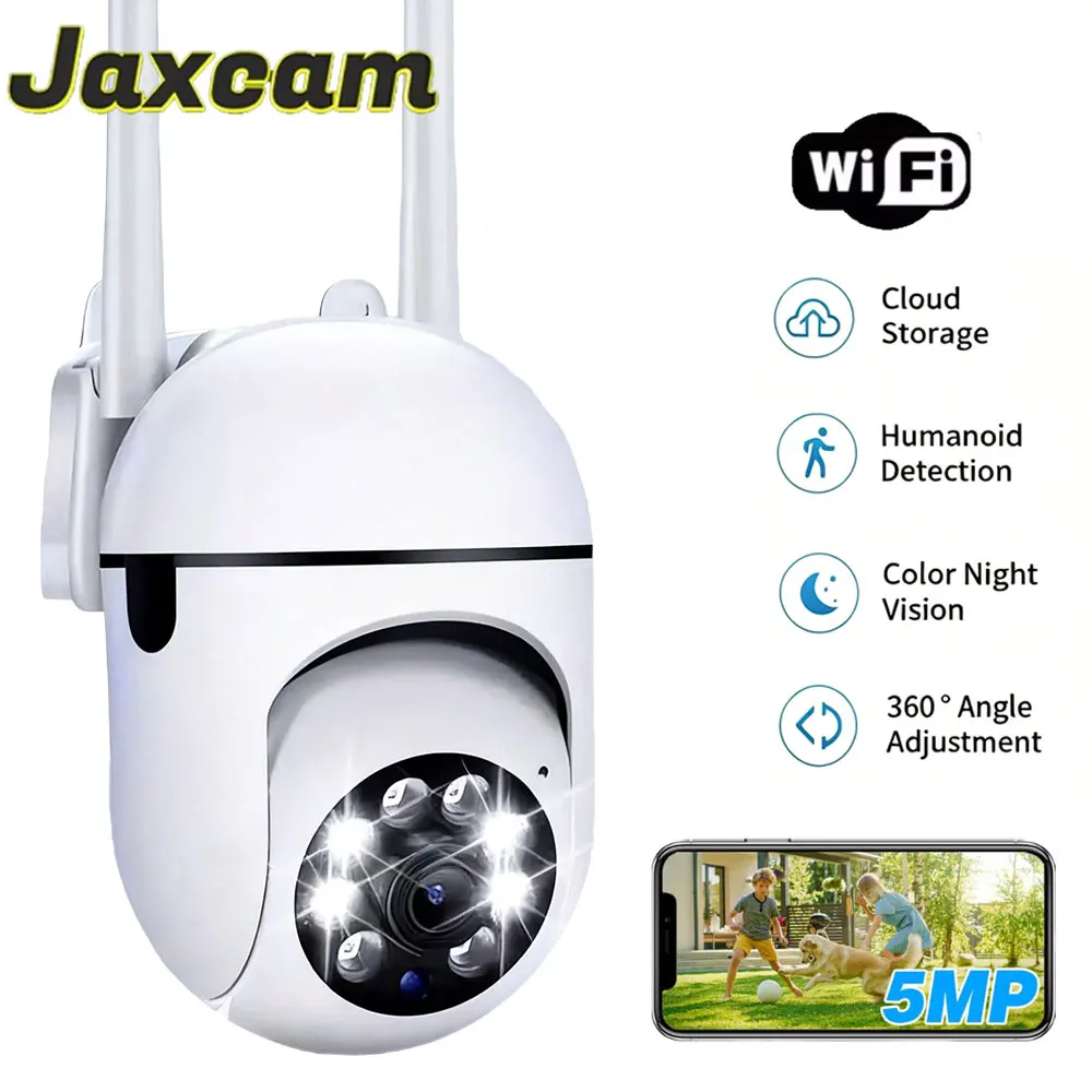 

390Eyes 5MP HD WiFi Surveillance Camera Home Color Night Auto Tracking Security IP Camera Indoor CCTV Surveillance Camera
